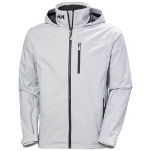 Helly Hansen Crew Hooded Jacket 2.0 Men Grey Fog